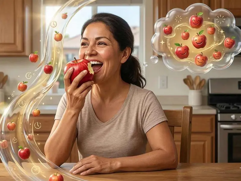 ¿La felicidad al alcance de una fruta? Comer manzanas y cítricos mejora el bienestar