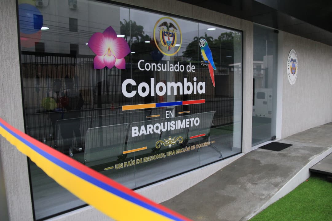 Gobernador Reyes Reyes asistió a la apertura del Consulado de Colombia en Barquisimeto
