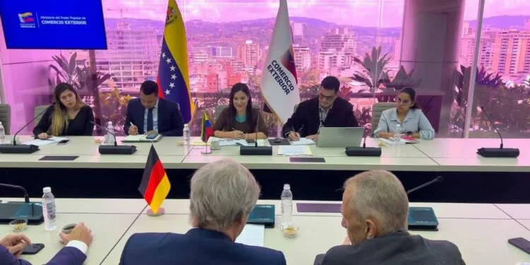 Evalúan vías para fortalecer lazos económicos y comerciales entre venezuela y Alemania
