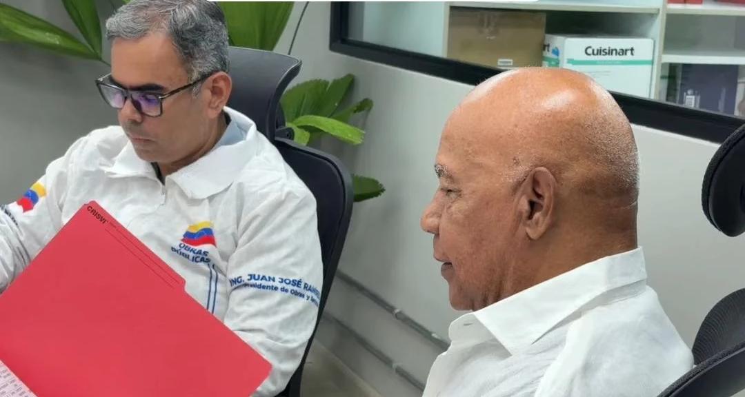GOBERNADOR DE LARA SE REUNIÓ CON EL MINISTRO DE OBRAS PÚBLICAS PARA ATENDER PROYECTOS EN MATERIA AGRÍCOLA