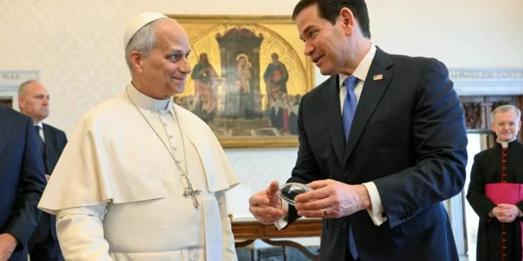 Marco Rubio llega al Vaticano para reactivar diálogo con el Papa