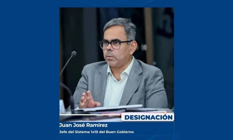 Juan José Ramírez asume la jefatura del Sistema 1×10 del Buen Gobierno