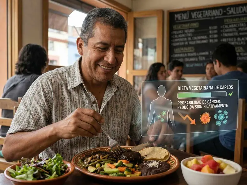 Los vegetarianos tienen un menor riesgo de desarrollar cinco tipos de cáncer, revela un estudio