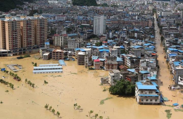 China: evacuación masiva de 120.000 personas por fuertes lluvias