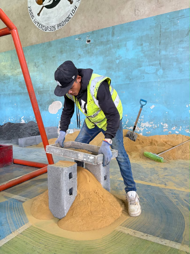 Alcaldía de Iribarren continúa con los trabajos de rehabilitación de espacios deportivos en la parroquia Juárez