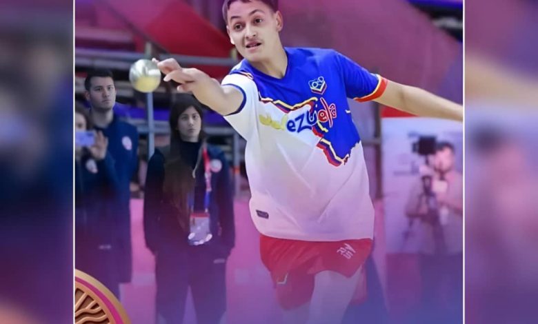 Rubén Garrido conquista un histórico bronce para Venezuela en las bochas suramericanas