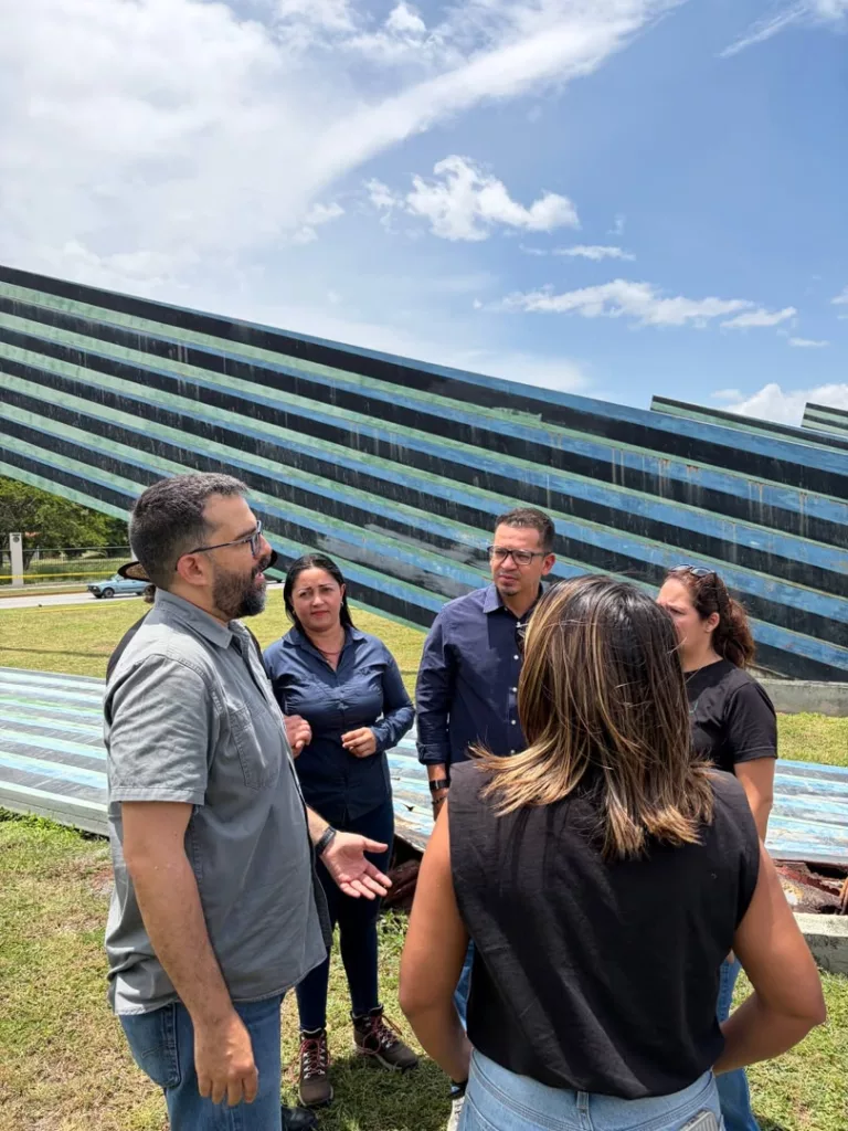 lcalde de Iribarren instaló mesa técnica para recuperar el «Monumento Al Sol»