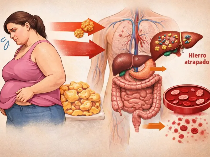 ¿Obesidad y anemia al mismo tiempo? La ciencia explica por qué ocurre