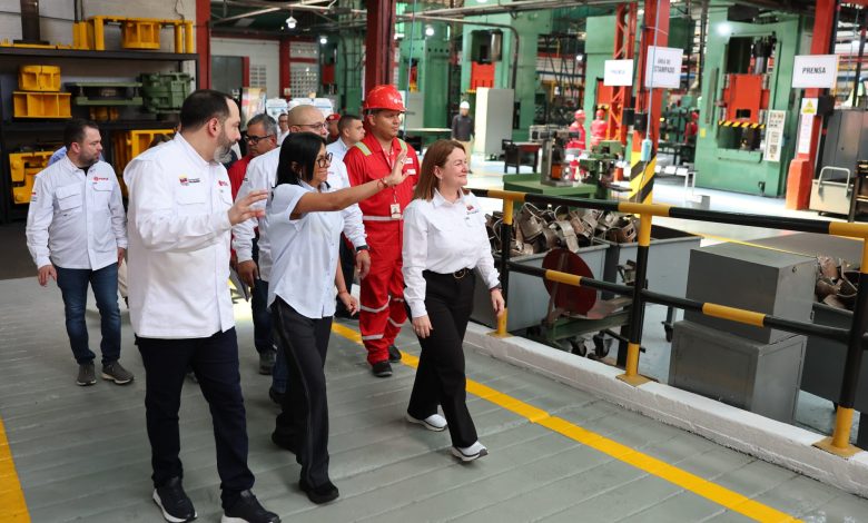 Presidenta Delcy Rodríguez inspecciona Planta de Gas Ambrosio Plaza en Miranda