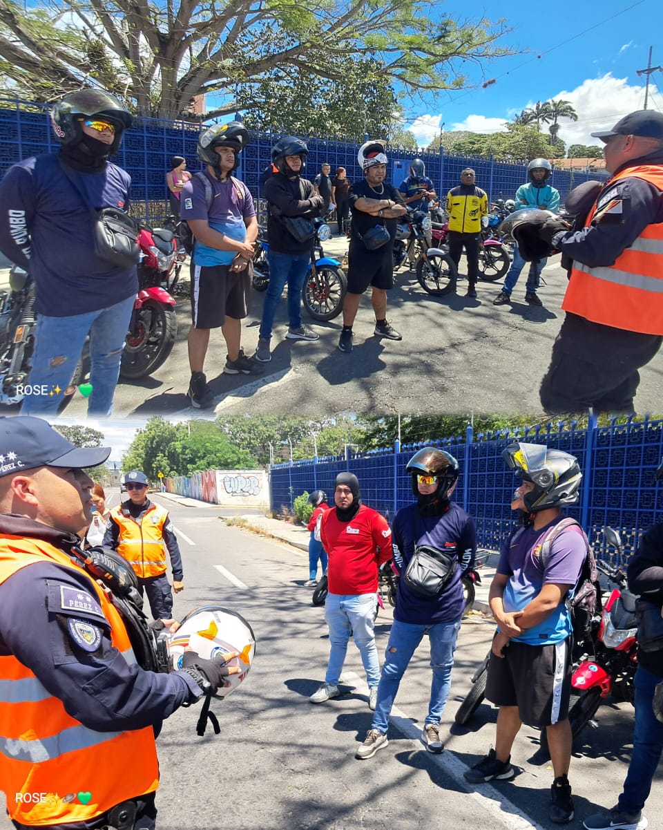 POLICÍA MUNICIPAL DE IRIBARREN DESPLIEGA AULA VIAL PARA MOTORIZADOS EN LA CALLE 60